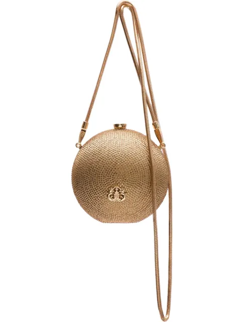 Isla crystal-embellished clutch bag