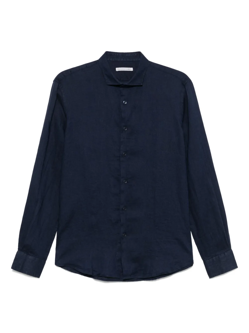Daniele Alessandrini linen shirt | Blue | Image 1