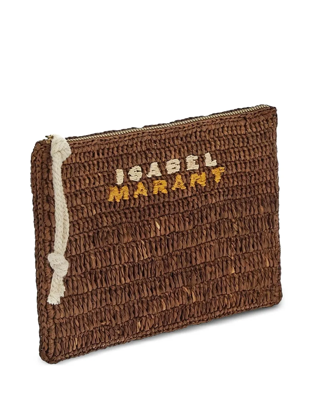 ISABEL MARANT Praia clutch Bruin