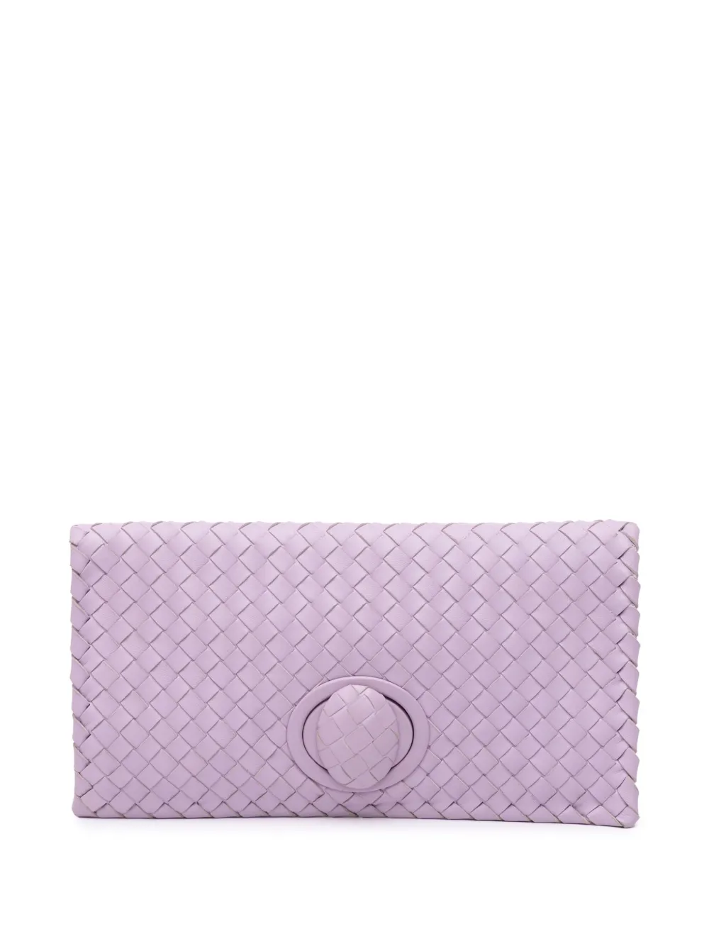 2012-2024 Nappa Intrecciato Turn Lock clutch bag