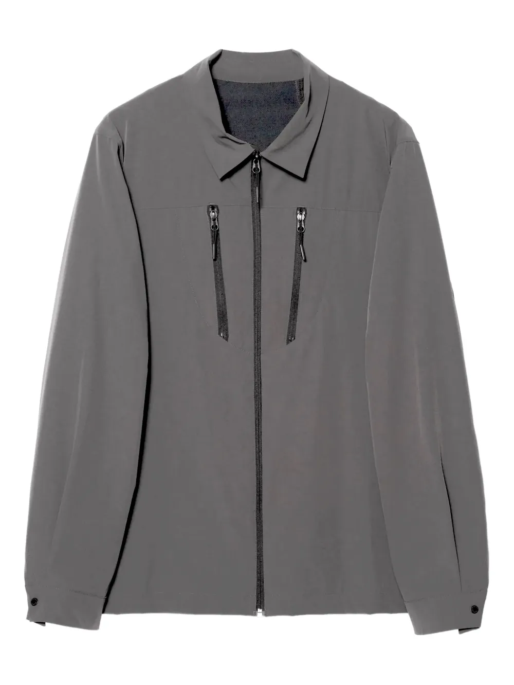 Maharishi zip-up lightweight jacket | Grey | Image 1