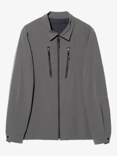Maharishi chaqueta liviana con cremallera