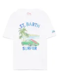 MC2 Saint Barth Kids Barth Surfer T-shirt - White