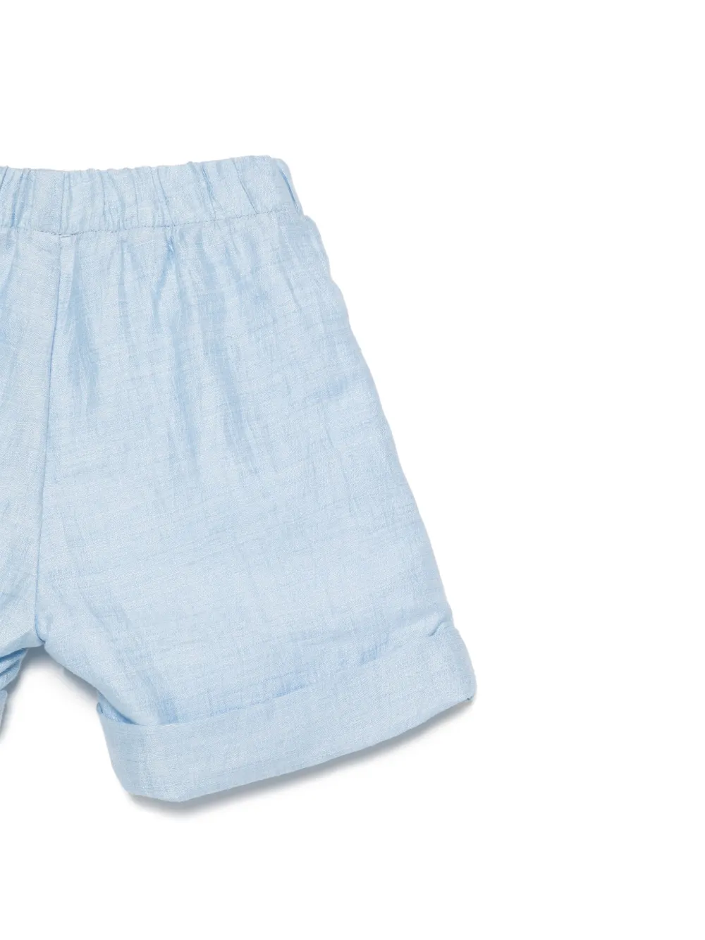 Il Gufo Geplooide shorts Blauw