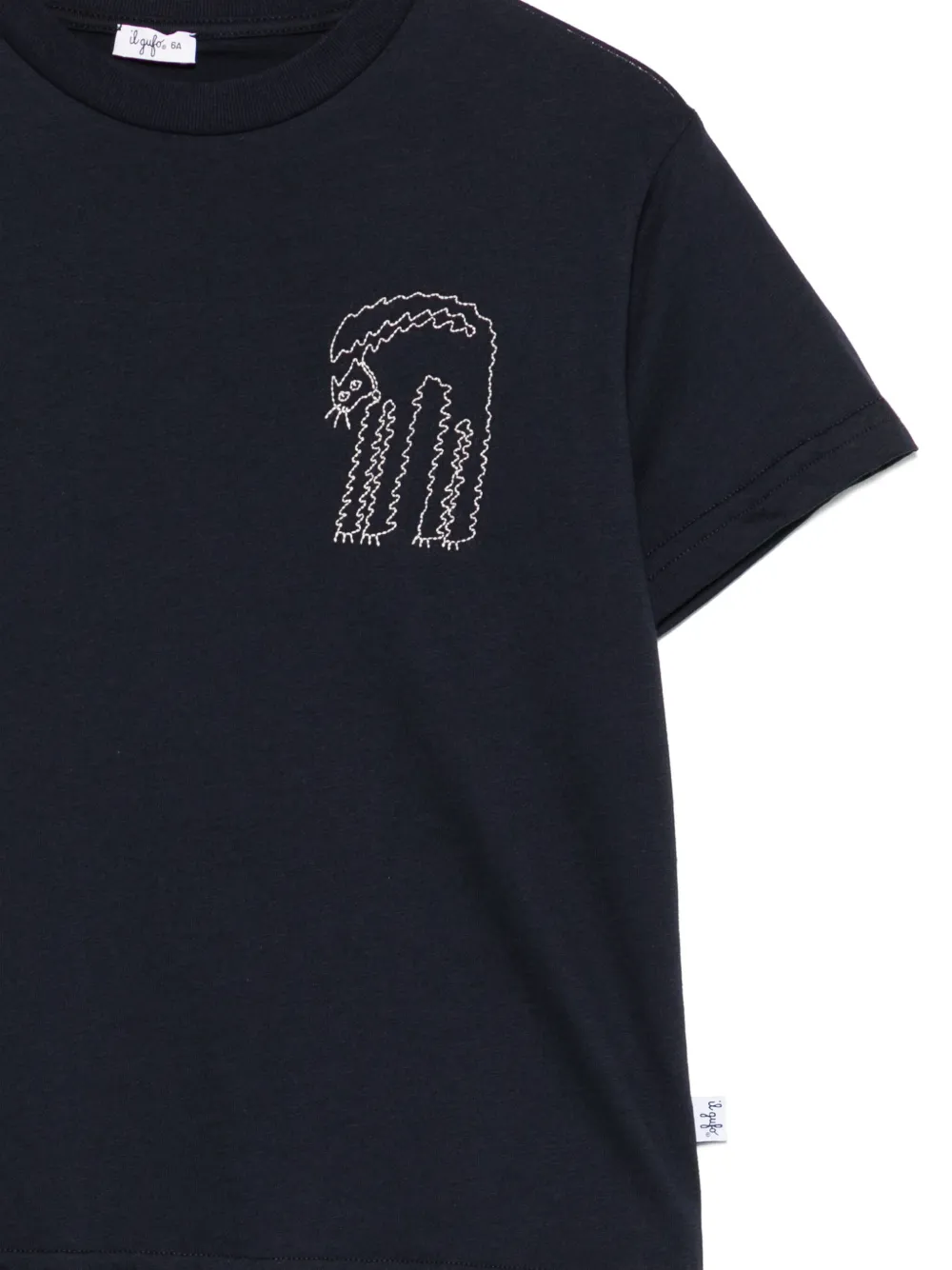 Il Gufo Katoenen T-shirt Blauw