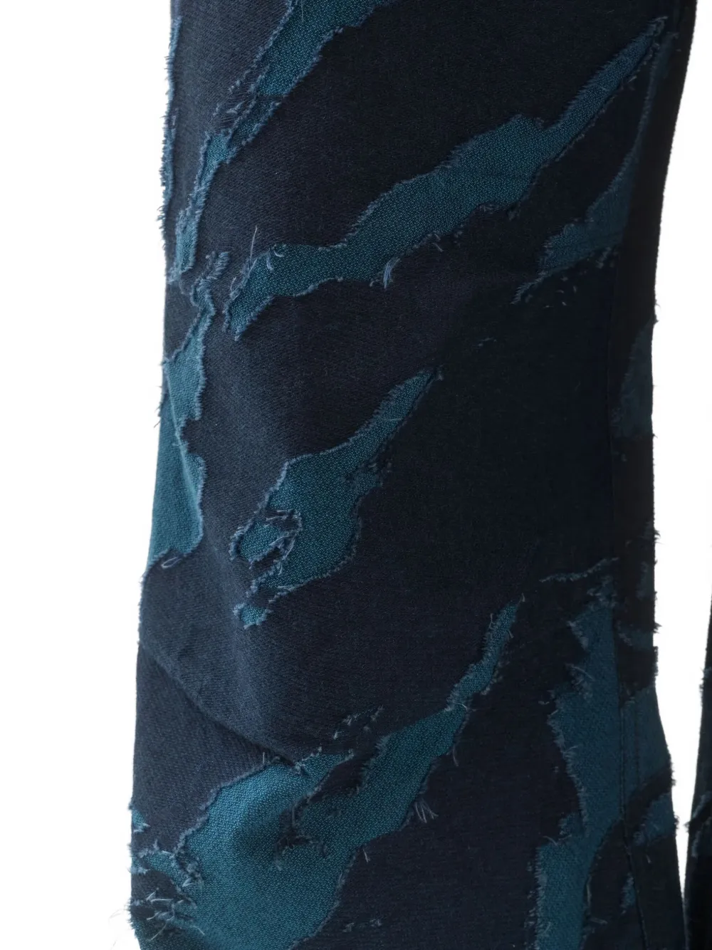 Maharishi Broek met camouflageprint Blauw