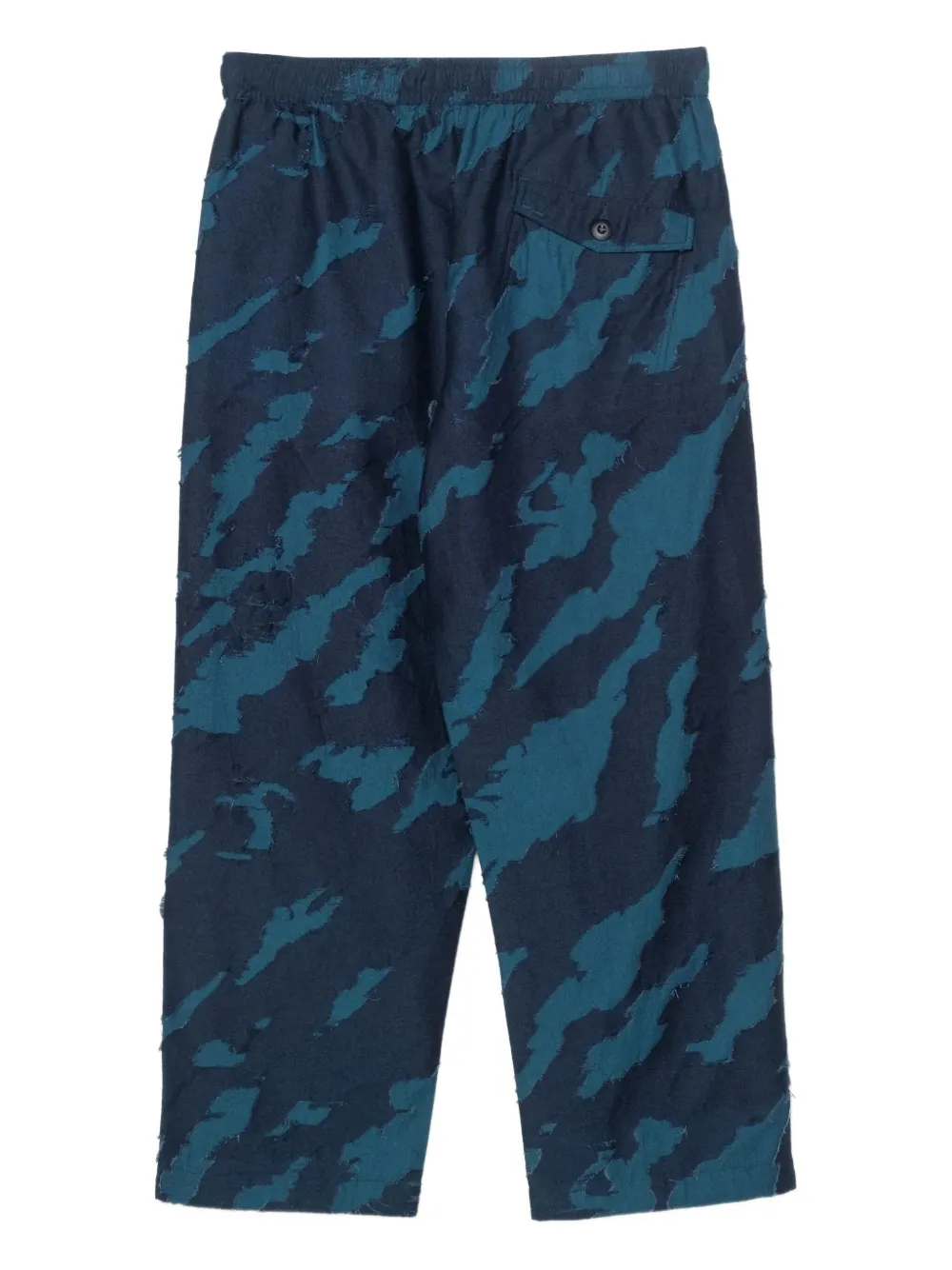 Maharishi Broek met camouflageprint Blauw