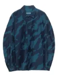 Maharishi Bonsai camouflage-print button-up shirt - Blue