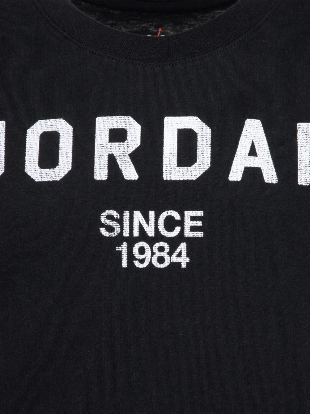 Jordan Kids T-shirt met logoprint Zwart