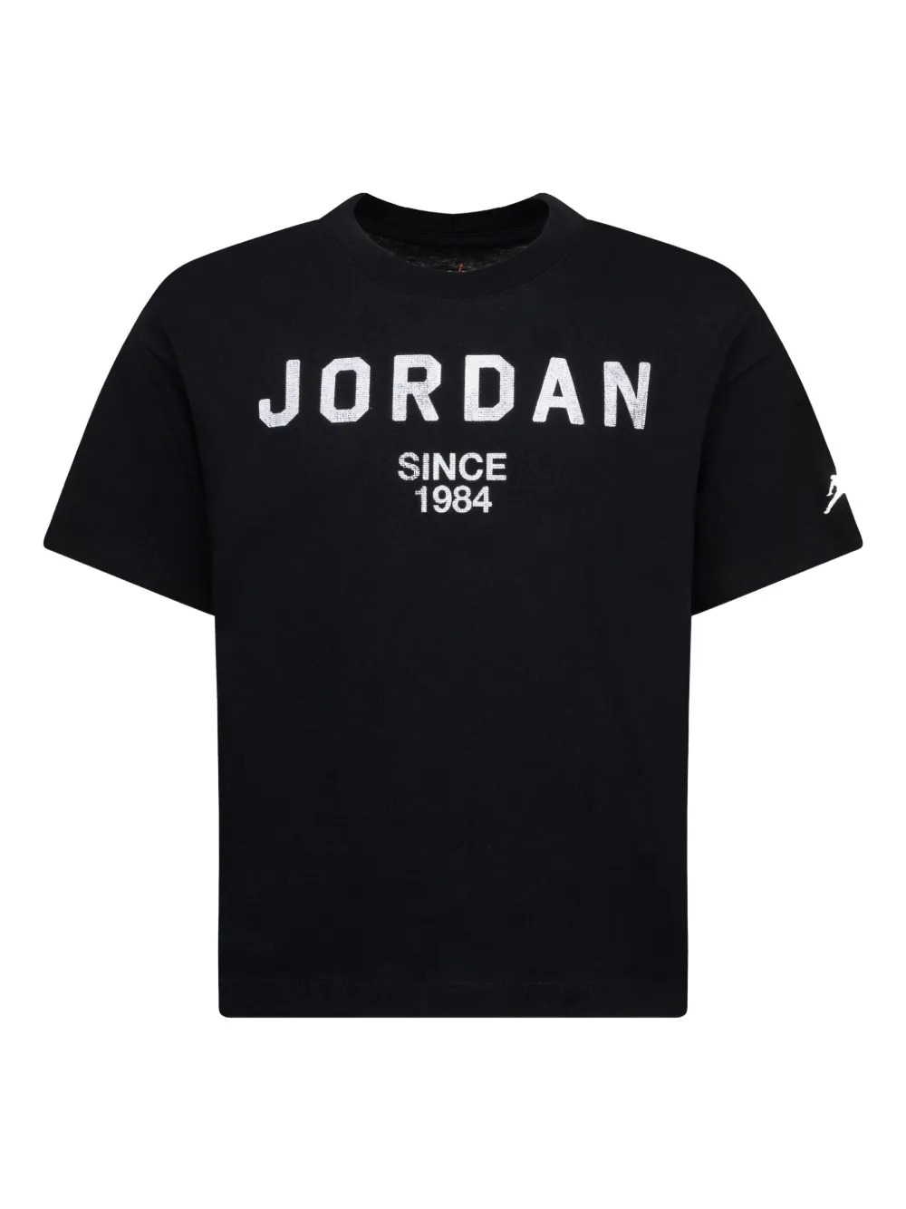 Jordan Kids T-shirt met logoprint Zwart