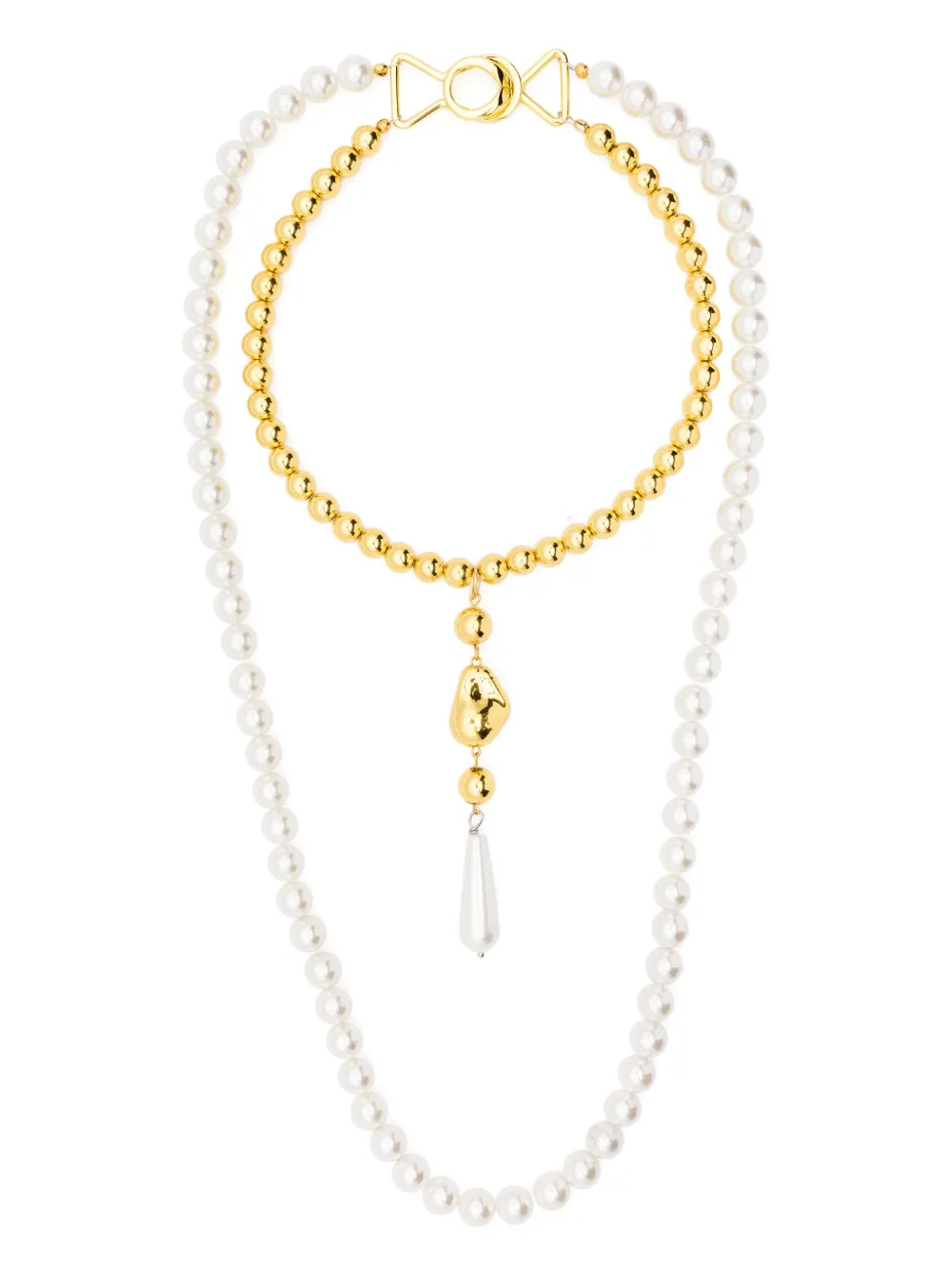 Atu Body Couture Layered Necklace In Gold