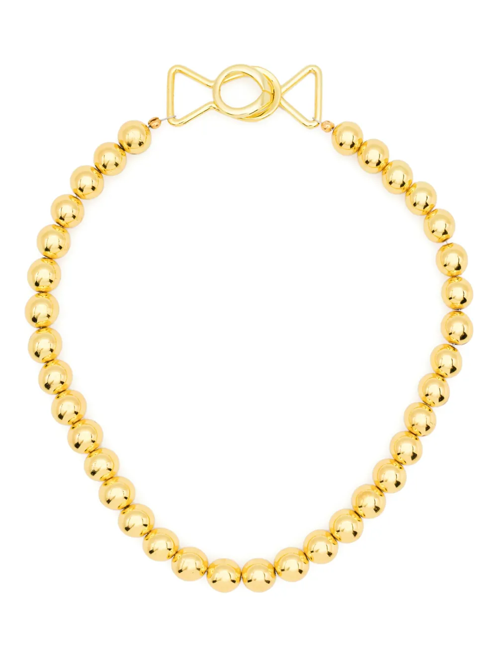 Atu Body Couture Beaded Necklace In Gold