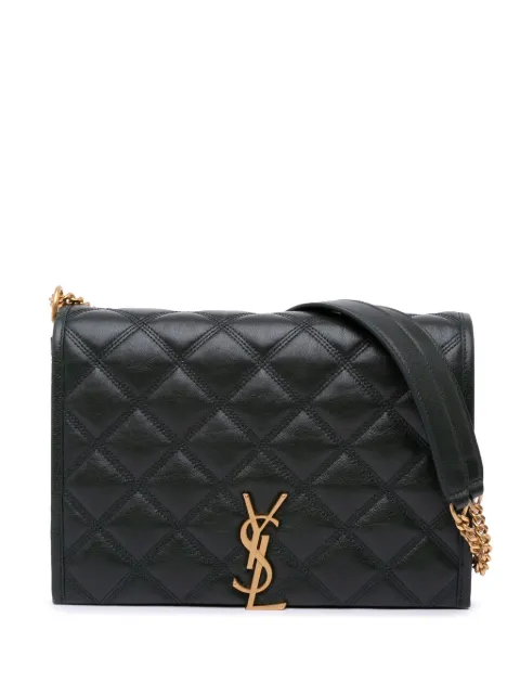 Saint Laurent Pre-Owned 2021 kleine Becky Chain Schultertasche mit Steppung