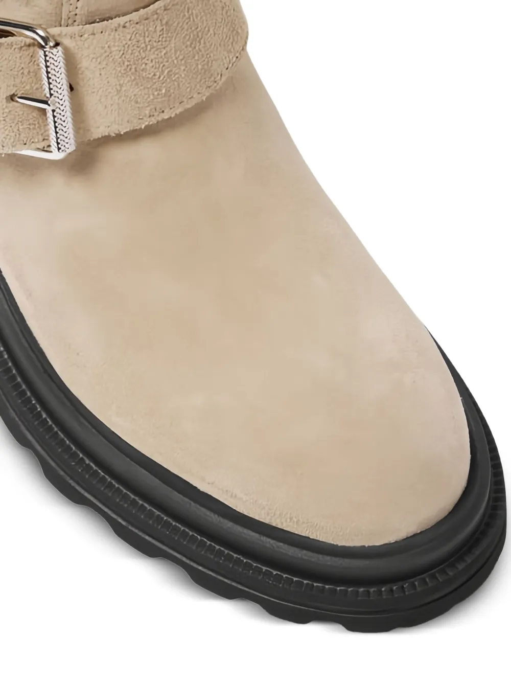 Hogan Biker boots met gesp Beige