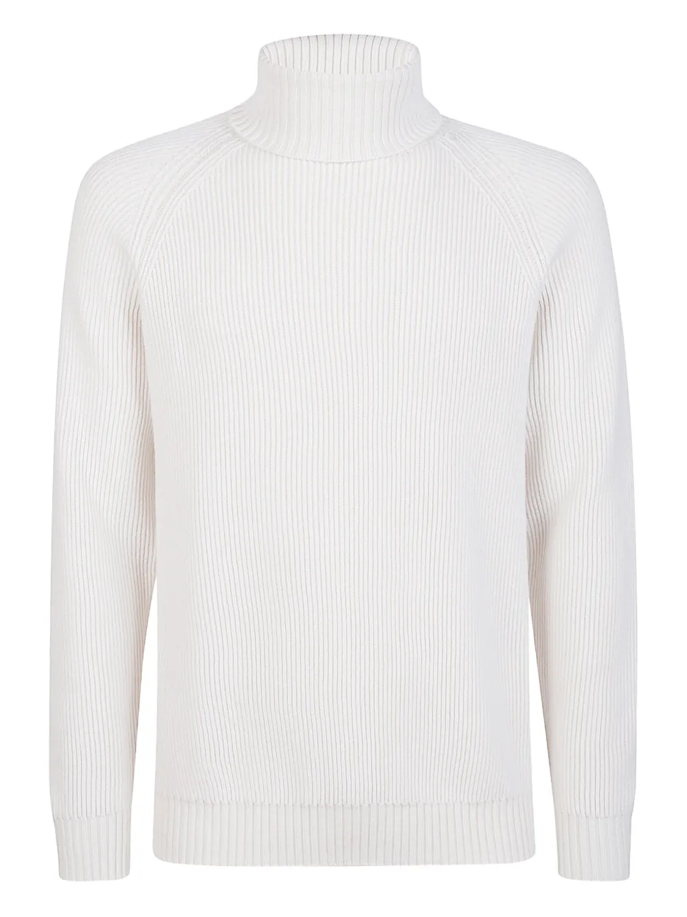 Eleventy suéter tejido de canalé con cuello vuelto | neutro | Image 1