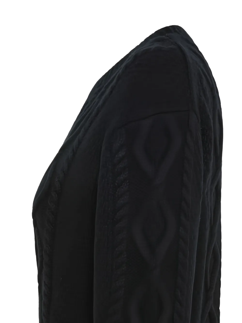 Peuterey Tracy Ws Cable-knit Sweater In Black