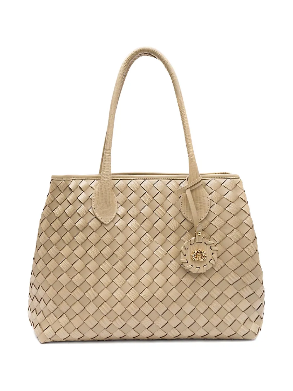Isla leather tote bag | Neutrals | Image 1