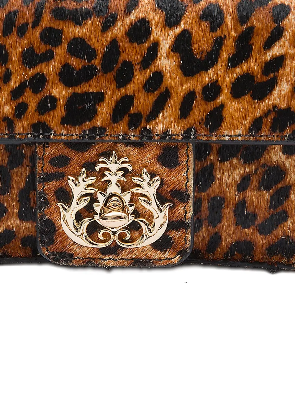 Isla Leopard-print Crossbody Bag In Brown