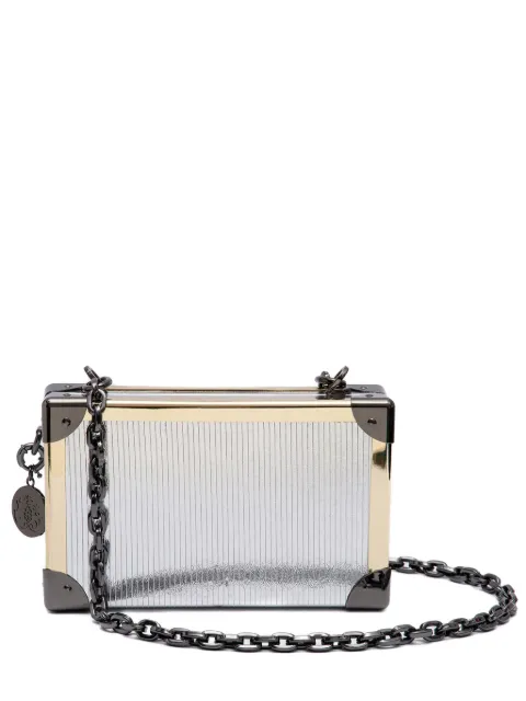 Isla metallic clutch bag