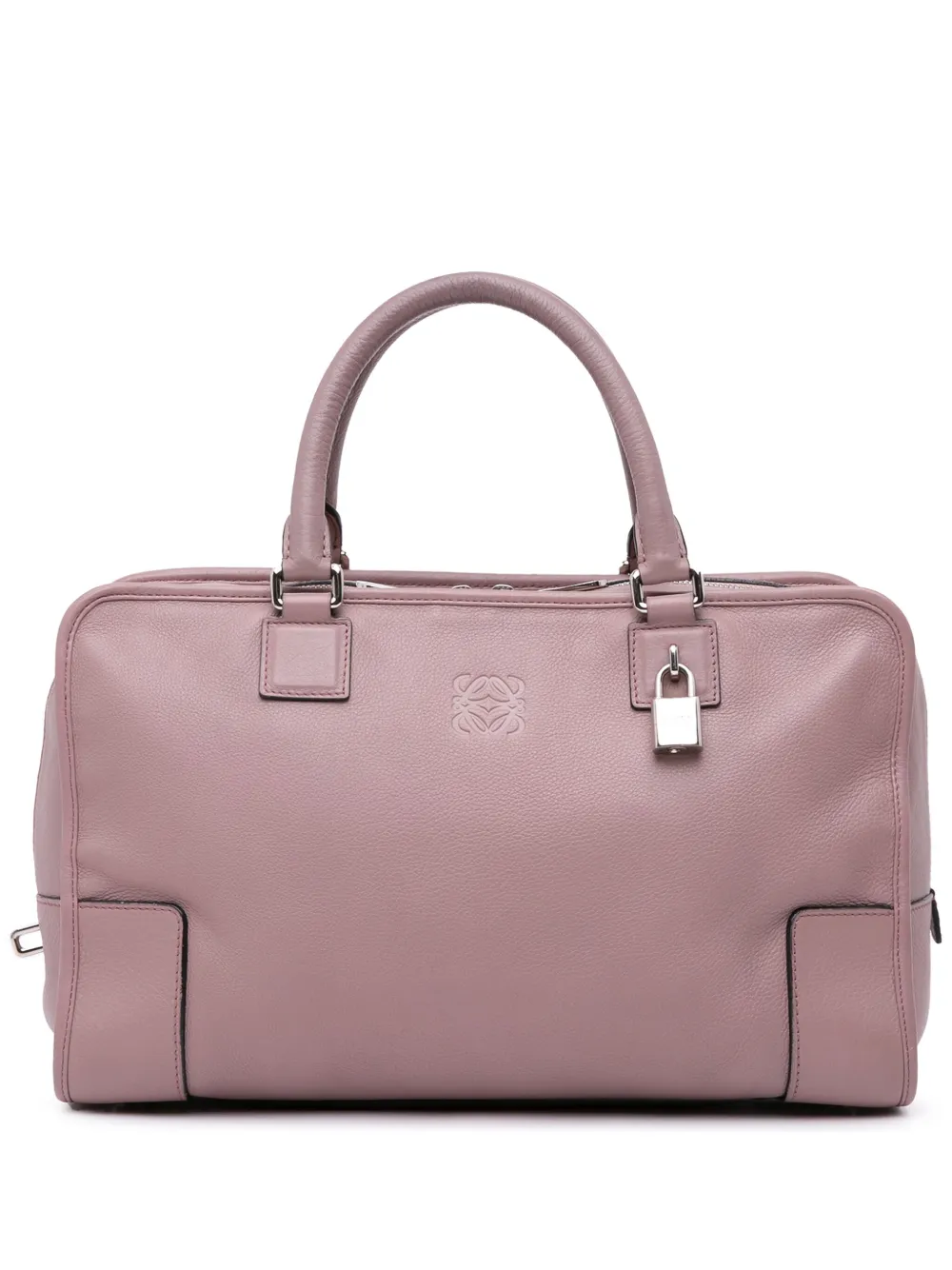 Loewe Pre-Owned 2010 Leather Amazona 36 Handbag | Pink Loewe Pre-Owned 2010 Leather Amazona 36 Handbag | Pink