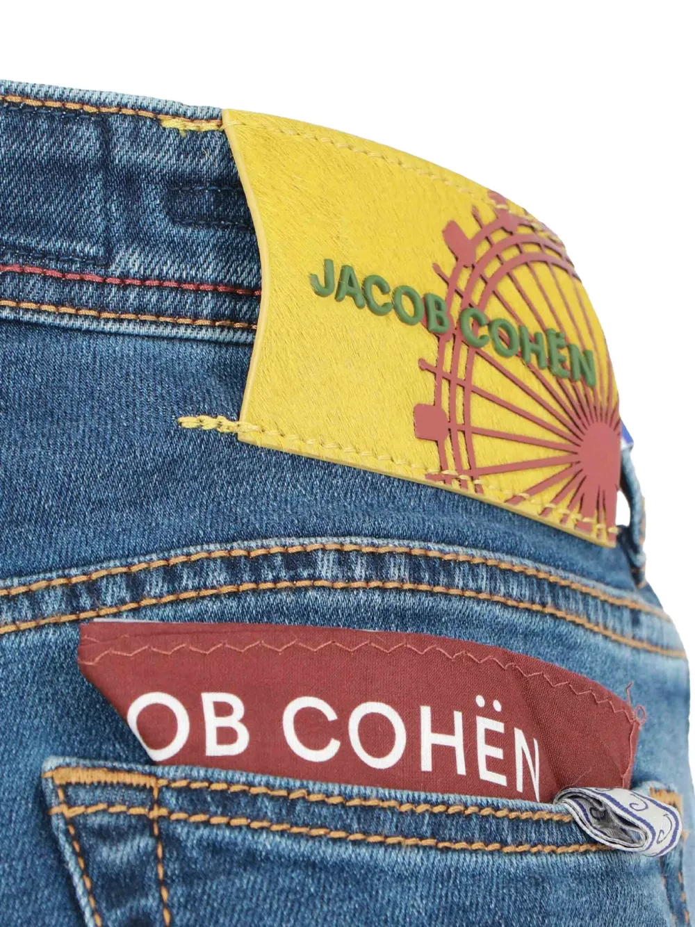 Jacob Cohën Bard jeans met vijf zakken Blauw