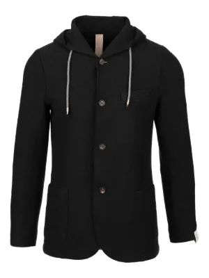 Veste à Capuche Matelassée Eleventy Gris Platine Taille XL - Occasion En Parfait état, Style Doudoune