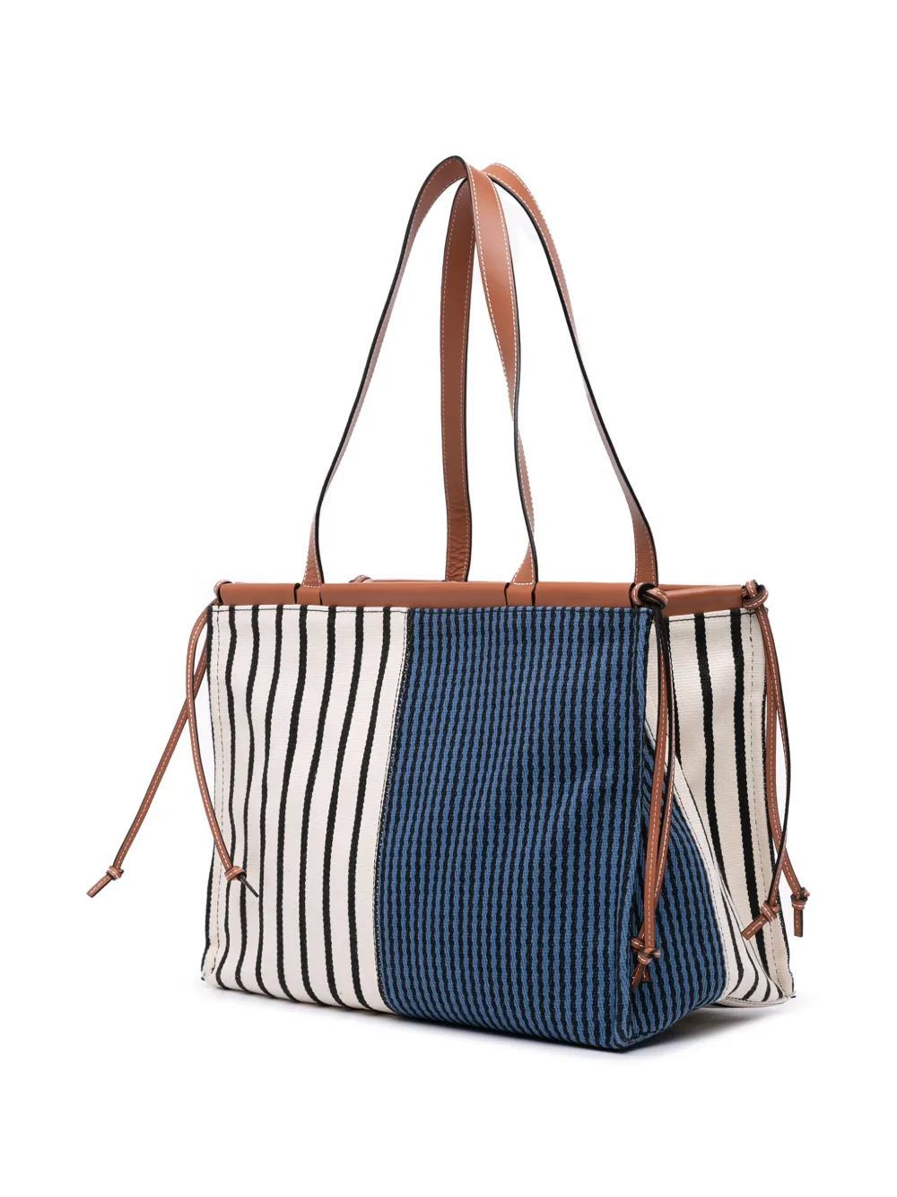 Loewe Pre-Owned 2000-2024 Paulas Ibiza Large Canvas Stripes Cushion tote bag | Pre-Owned | Image 2