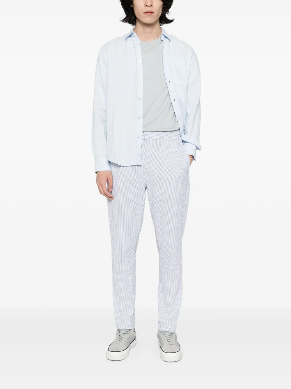 Officine Generale Katoenen broek - Wit