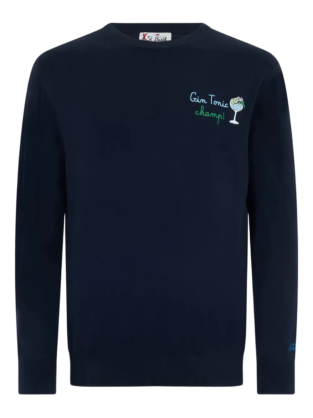 MC2 Saint Barth Heron embroidered sweater | Blue | Image 1