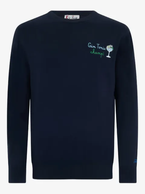 MC2 Saint Barth Heron embroidered sweater