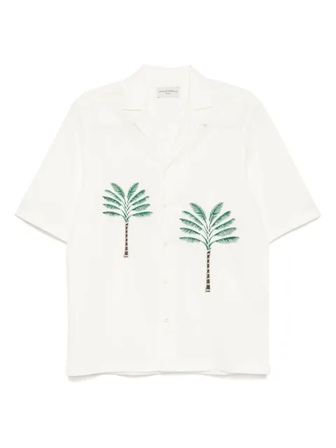 Officine Generale Luis palm tree shirt