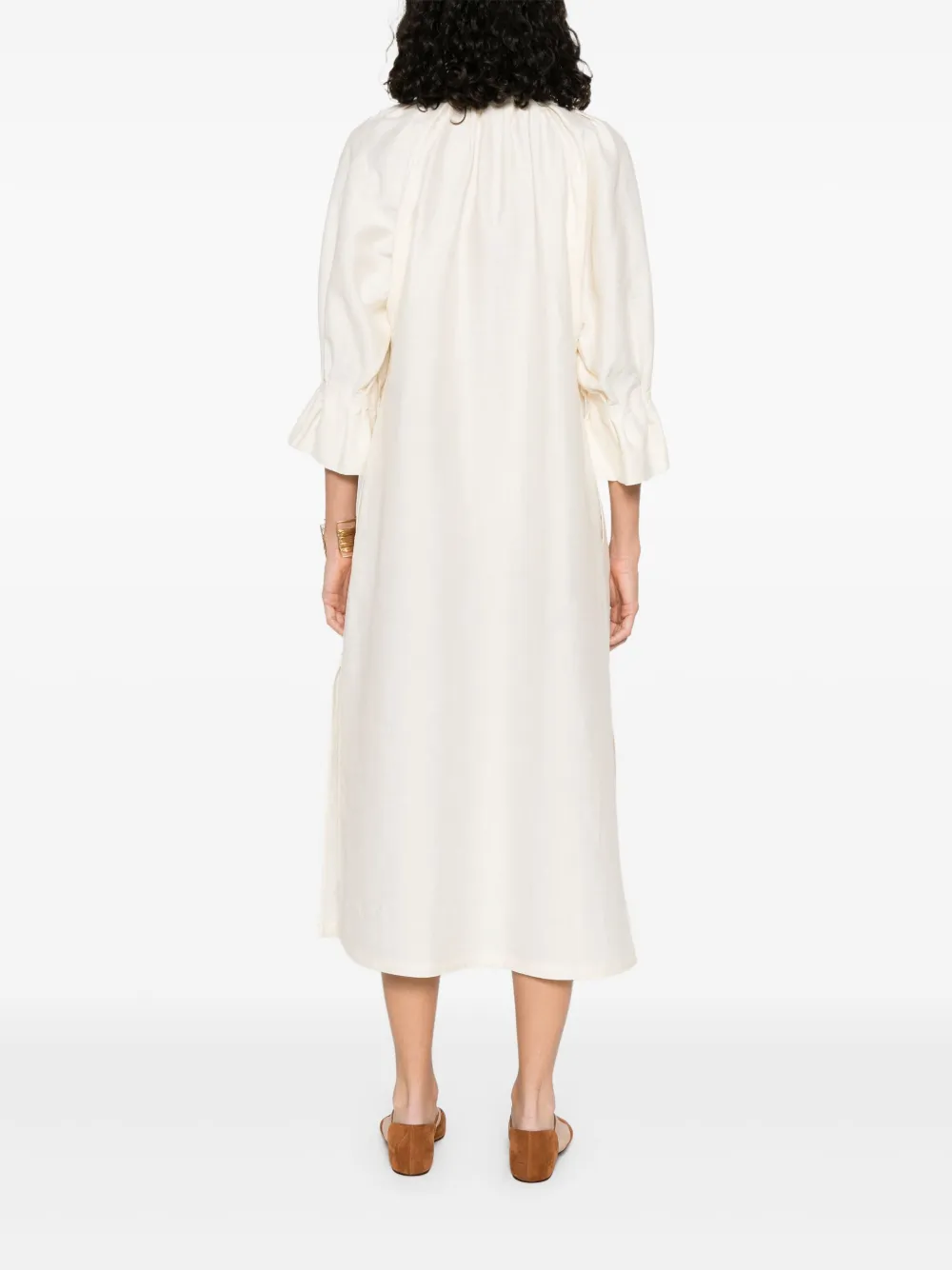 Max Mara Jene maxi-jurk Beige