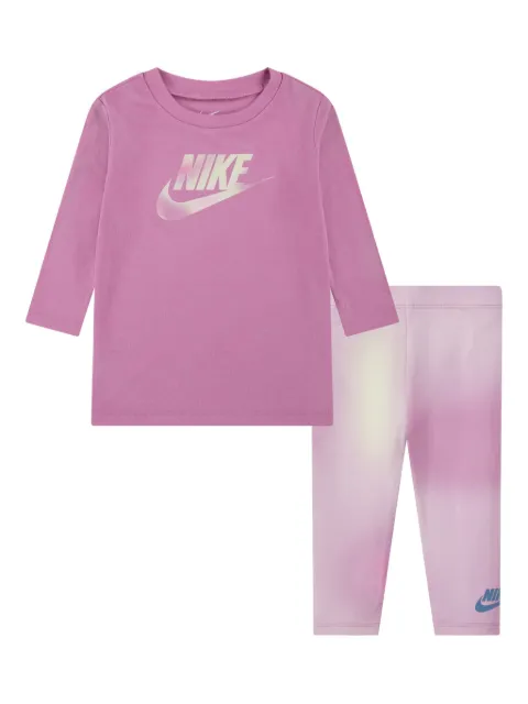 Nike Kids logo-print trouser set