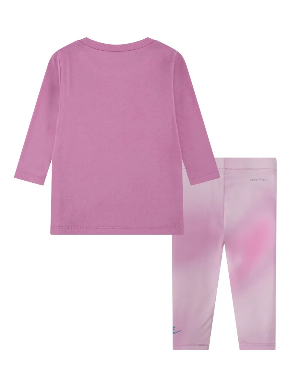 Nike Kids Legging met tie-dye print en logo Roze