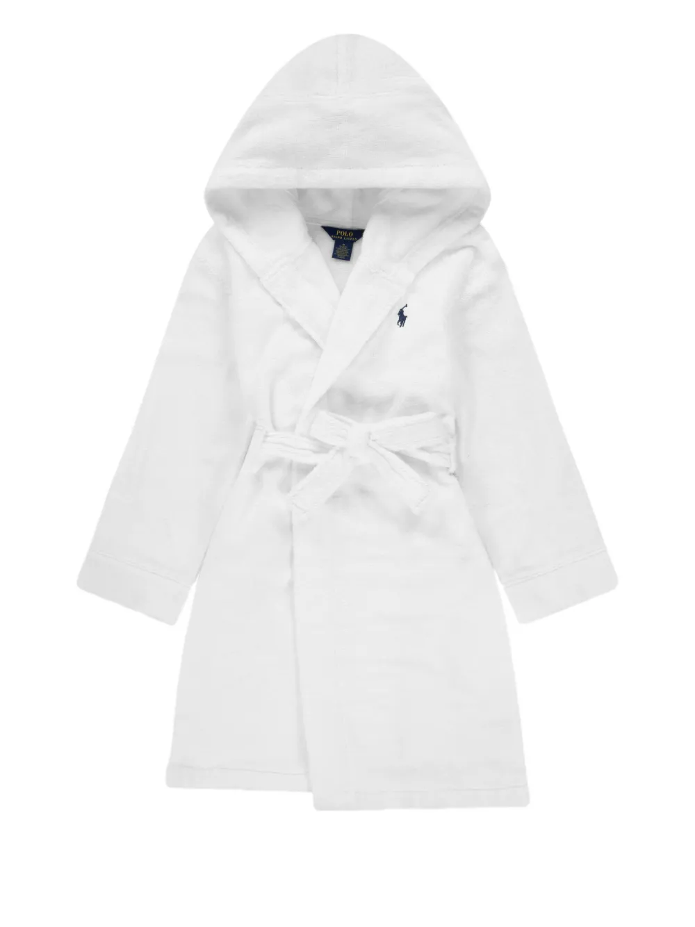 POLO RALPH LAUREN KIDS Vestaglia con ricamo - Bianco