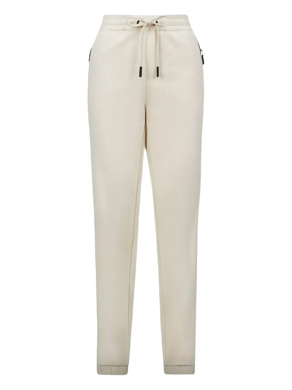 Moncler Side-stripe Track Pants In Neutral