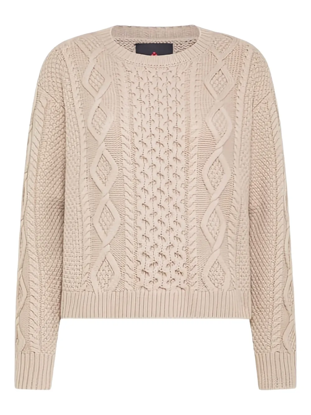 Peuterey Tracy Ws Cable-knit Sweater In Neutral