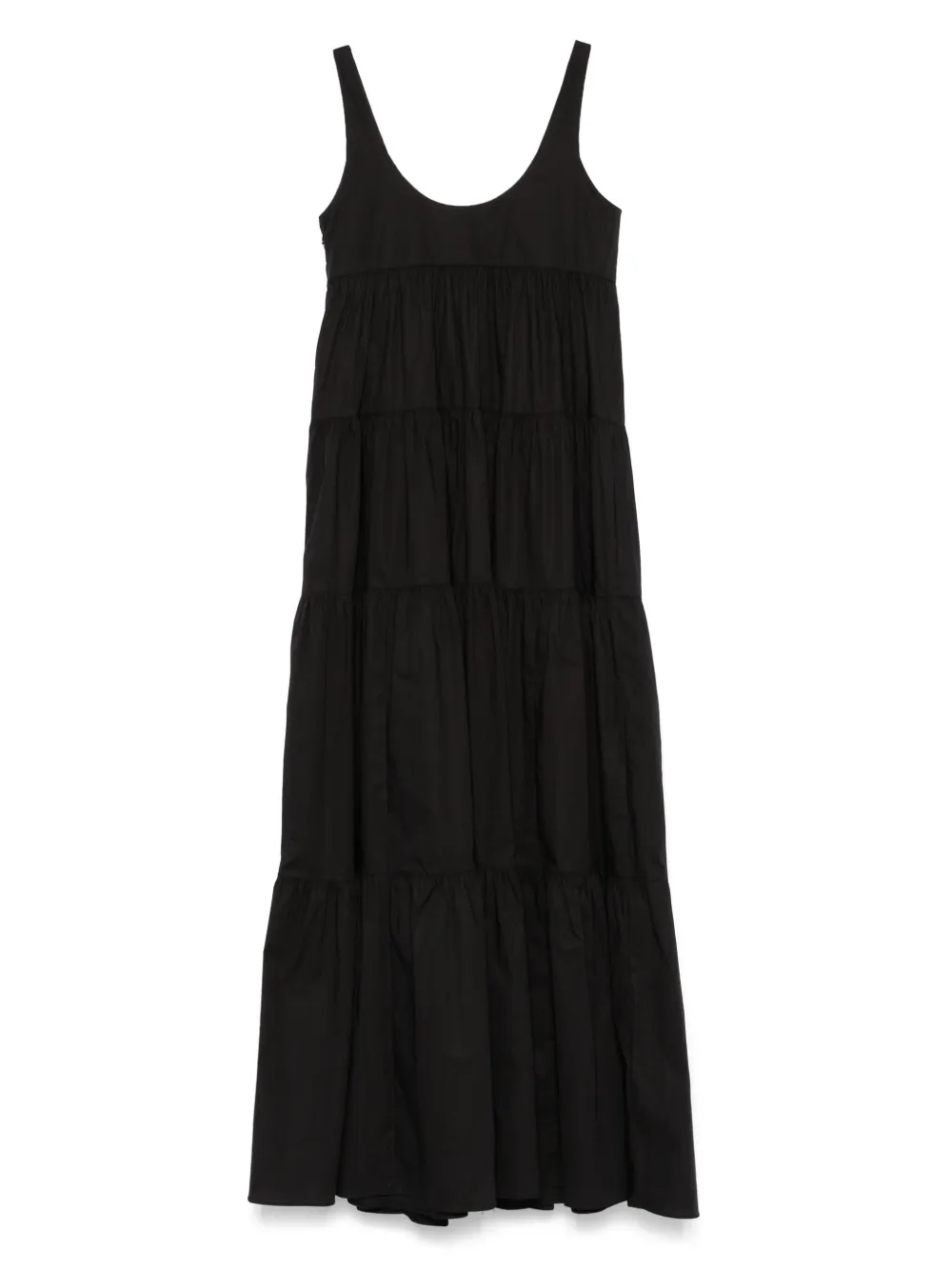 Michael Michael Kors Gelaagde maxi-jurk - Zwart
