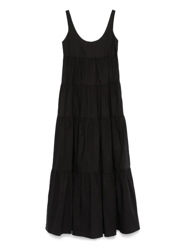 Michael Michael Kors Tiered Maxi Dress Black FARFETCH ID