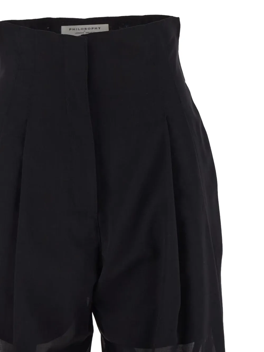 Philosophy Di Lorenzo Serafini High waist broek Zwart