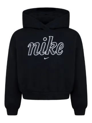 black nike hoodie big logo