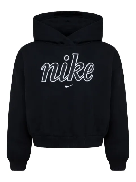 Nike Kids Swoosh-embroidered hoodie