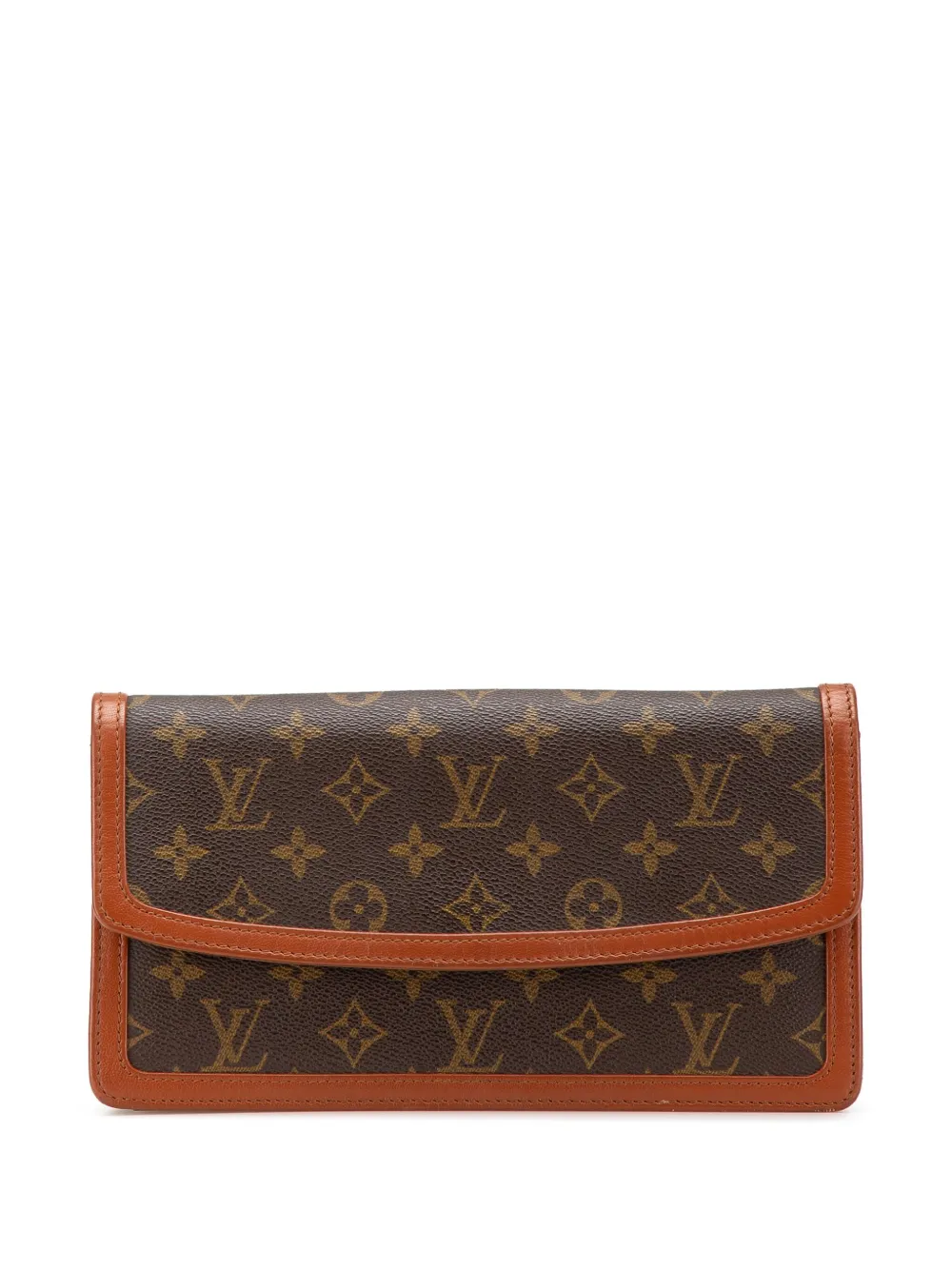 Louis Vuitton Pre-Owned 1990 モノグラム ポシェット ダム PM クラッチバッグ - ブラウン Louis Vuitton Pre-Owned 1990 モノグラム ポシェット ダム PM クラッチバッグ - ブラウン