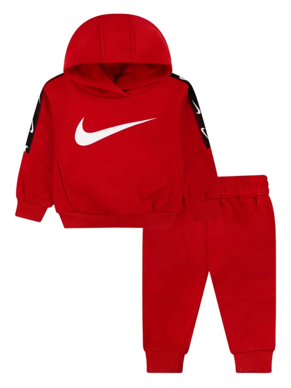 Nike Kids logo-print Tracksuit Set Red FARFETCH VN