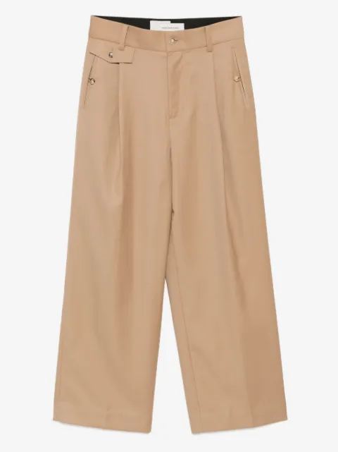 Feng Chen Wang pantalones anchos con abertura