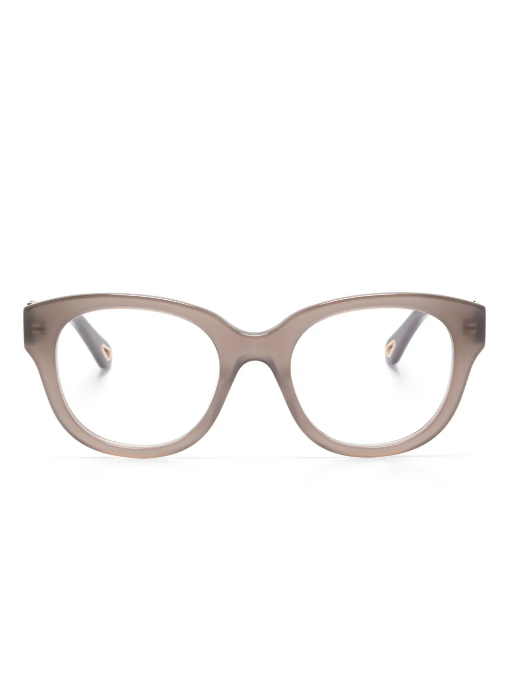 Chloé Eyewear lunettes de vue à plaque logo | marron | Image 1