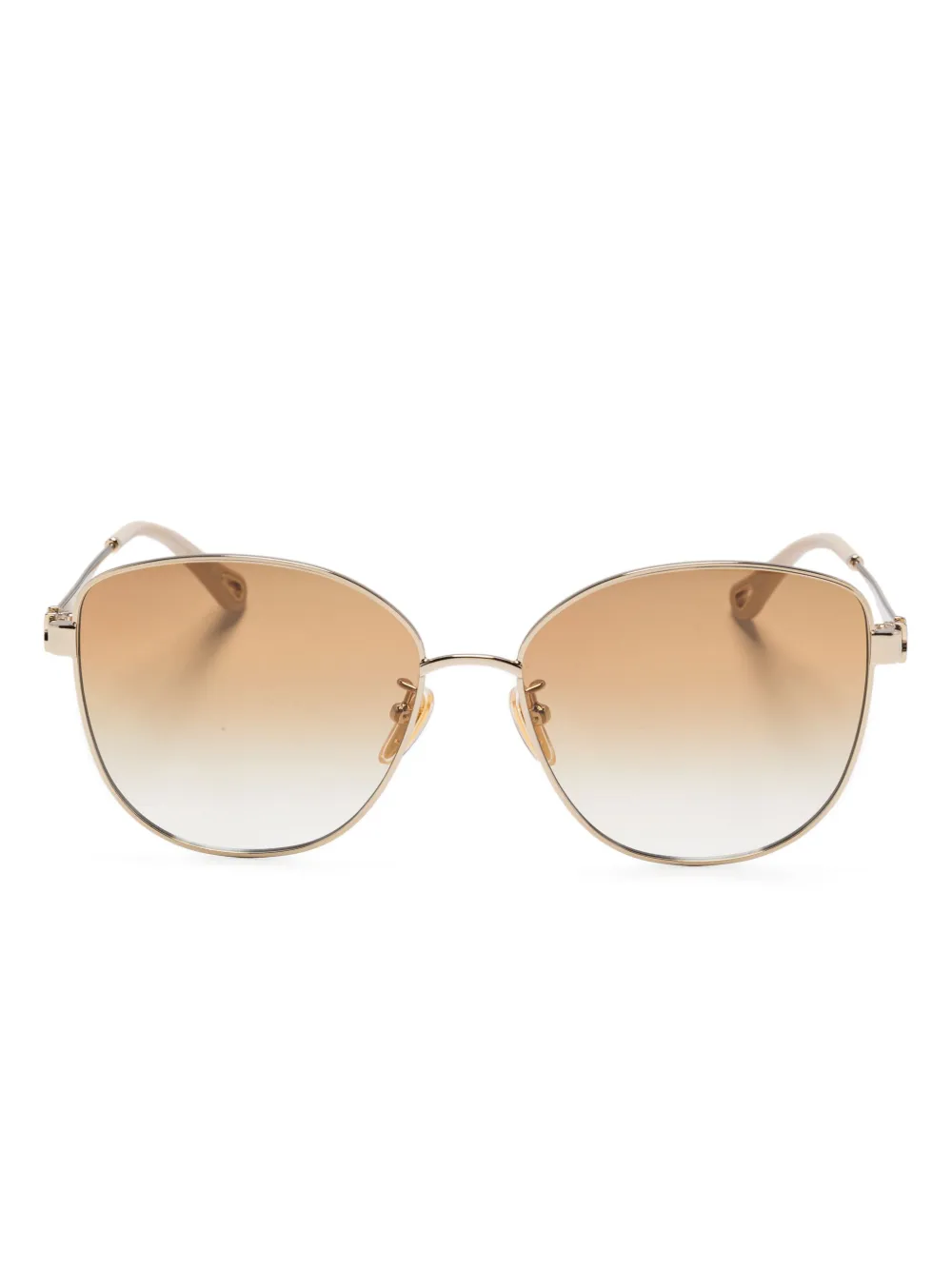 Chloé Eyewear butterfly-frame sunglasses | Gold | Image 1