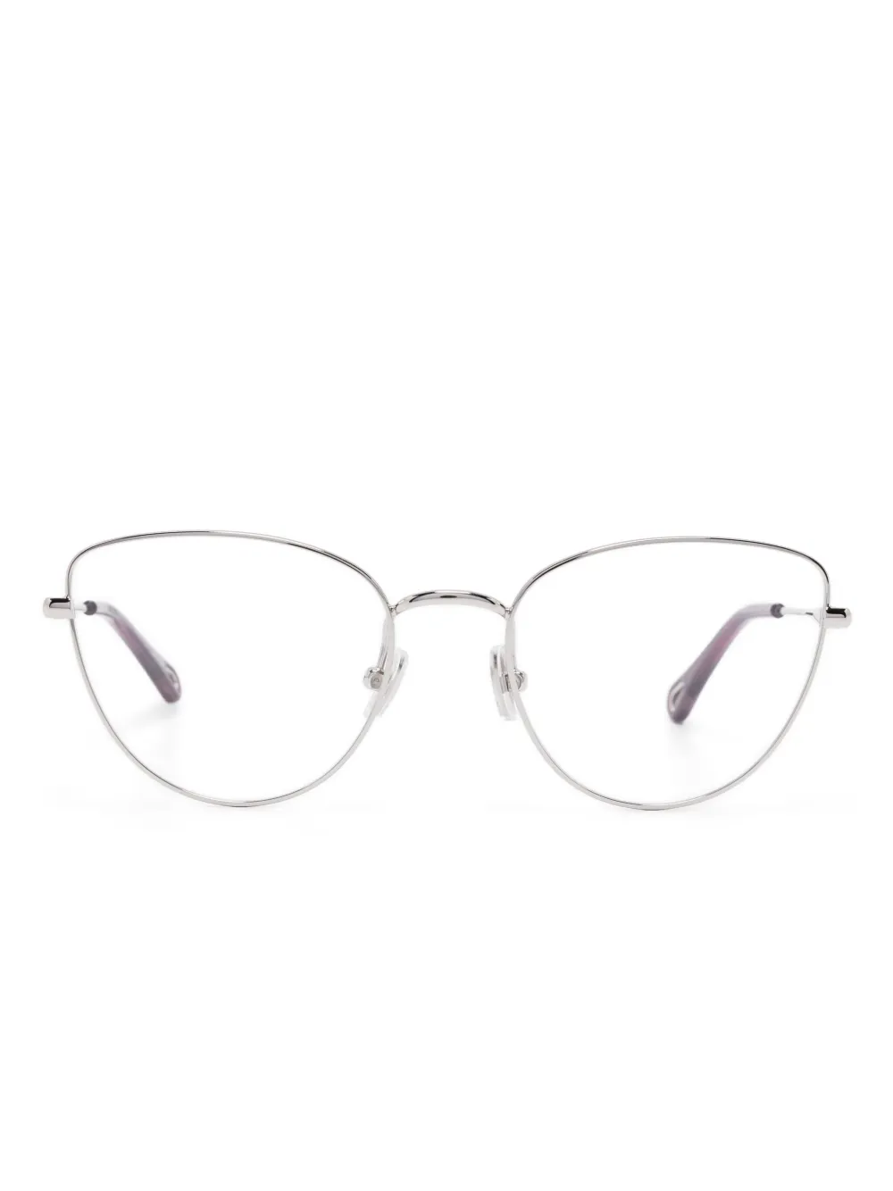 Chloé Eyewear lunettes de vue à monture papillon | argent | Image 1