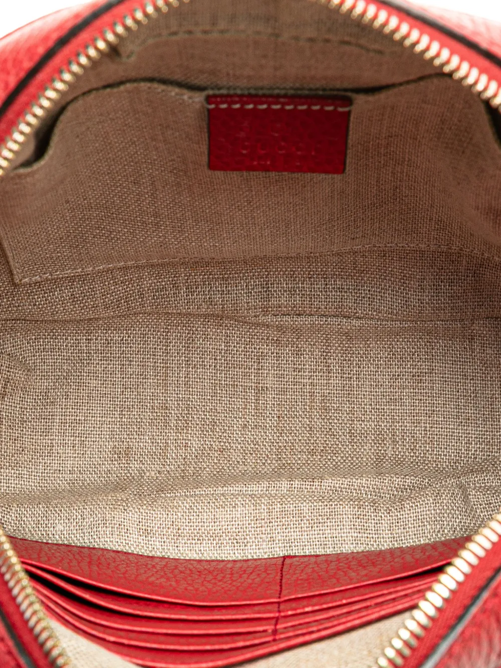 Pre-owned Gucci 2016-2024 Gg Canvas Bree Crossbody Bag In Brown