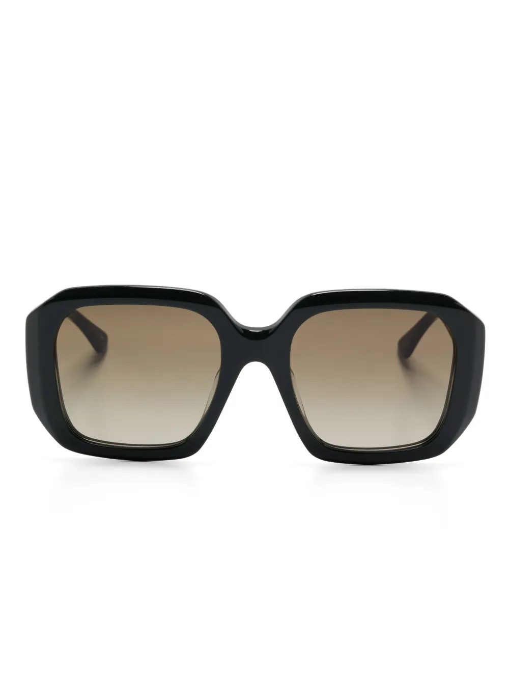 Chloé Eyewear oversize-frame sunglasses | Green | Image 1